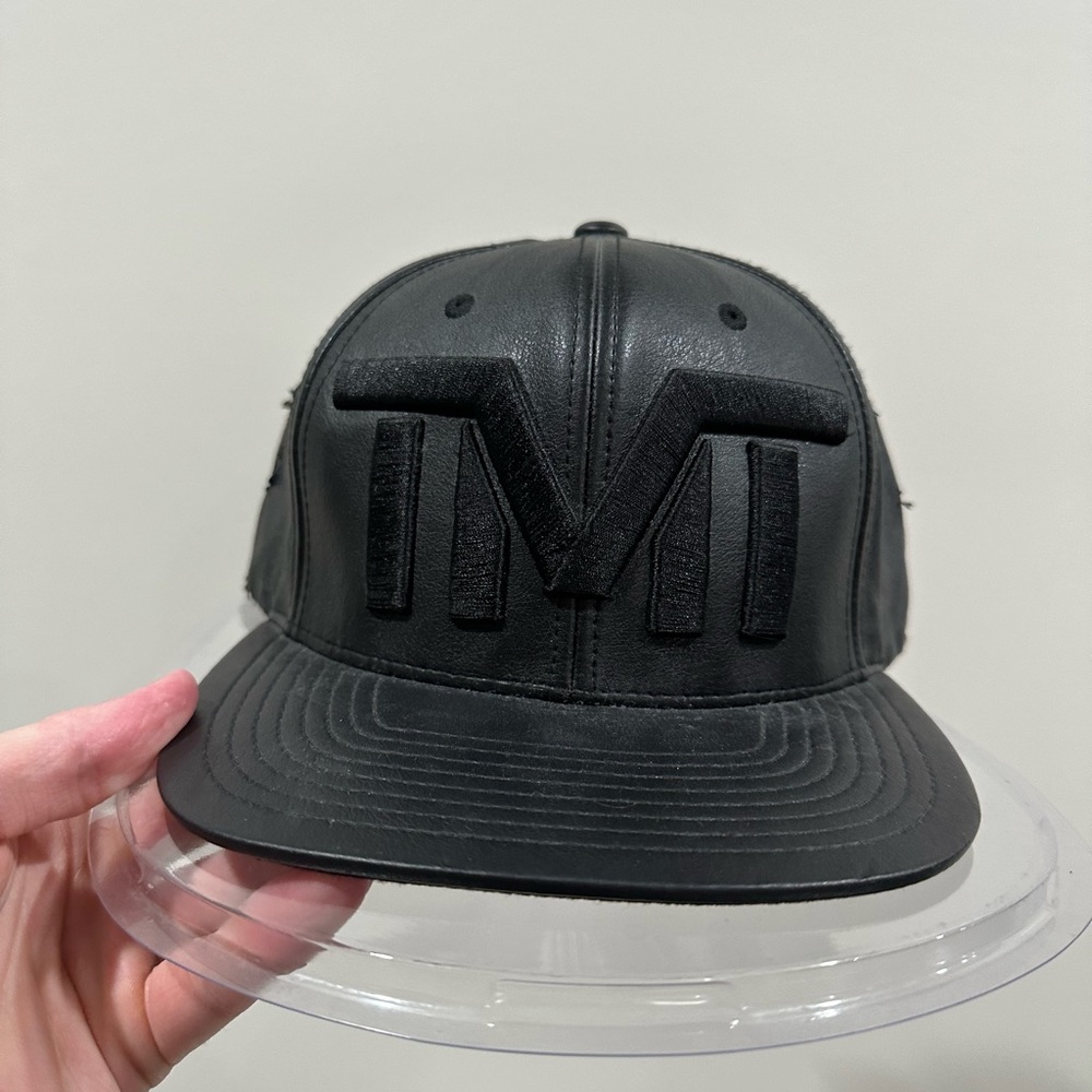 The Money Team TMT Floyd Mayweather Black Leather Hat